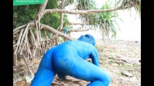 Real Pokemon Boy / Body Paint / 19 Years Old Extreme Fetish Cosplay #2 Porn Videos