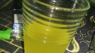 TALA hejazi pise in glass and drink it